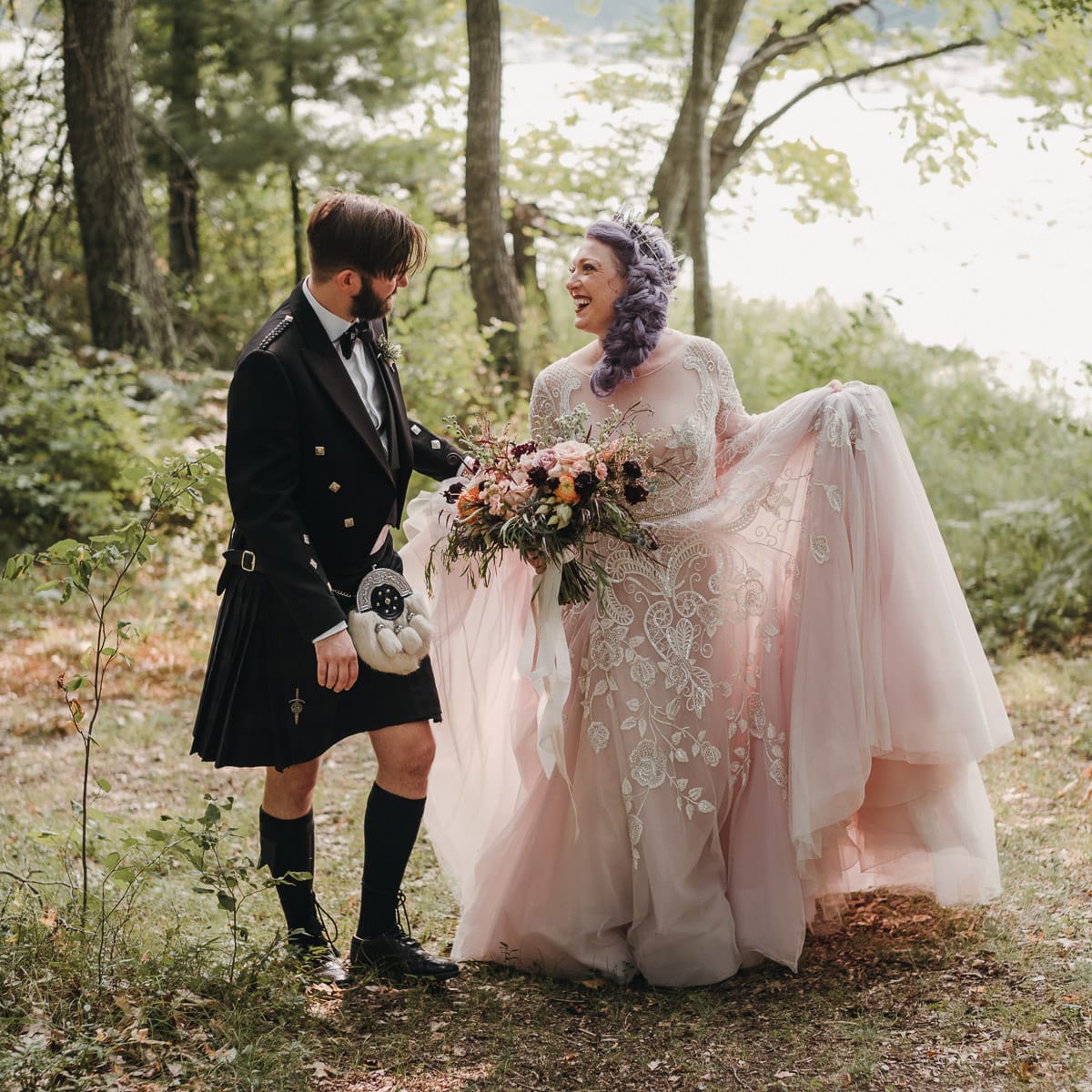 On Twin Lakes Wedding